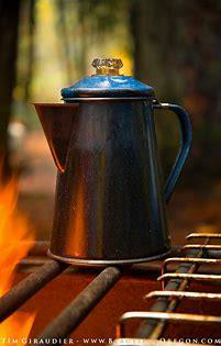 Cowboy Coffee at Camp